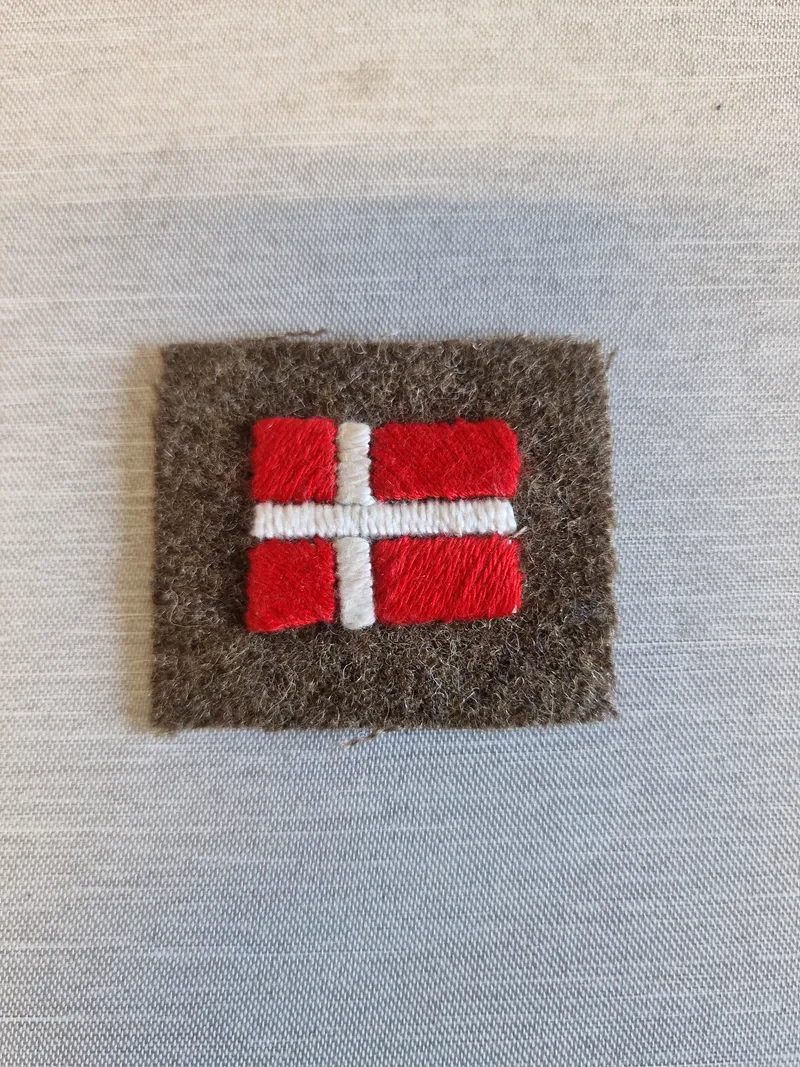 Sjælden original patch fra dansker i Engelsk tjeneste WW2