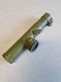 Original engelsk sigte lygte M/14 brugt ved skydning med morter