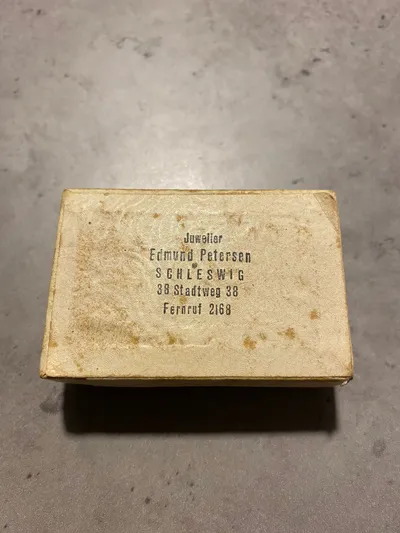 Original tysk juvelér æske - Slesvig