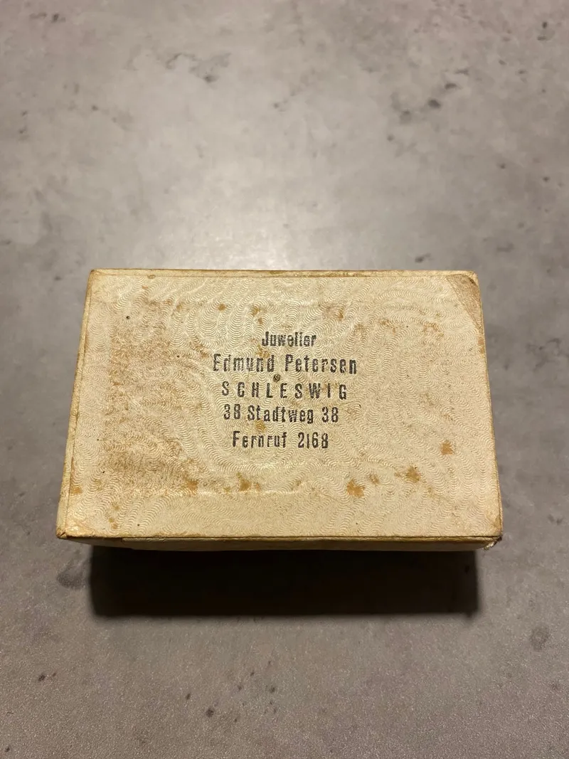 Original tysk juvelér æske - Slesvig