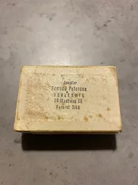 Original tysk juvelér æske - Slesvig