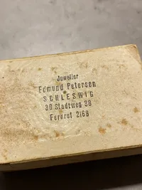 Original tysk juvelér æske - Slesvig
