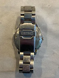 Originalt Seiko ur med lækker gul skive
