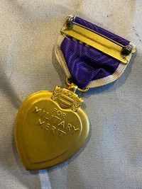 Originalt amerikansk Purple Heart fra ww2 (med slutbruch) original æske medfølger