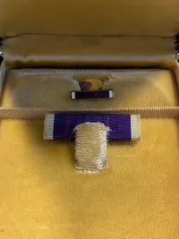 Originalt amerikansk Purple Heart fra ww2 (med slutbruch) original æske medfølger