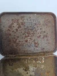 Original antik  blikæske