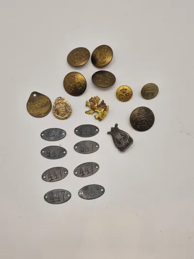 Samling militaria CB mm.
