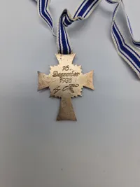 Originalt Tysk moderkors 32 klasse sølv