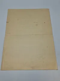 Originalt Tysk WW2 urkunde