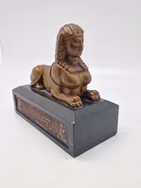 Ægyptisk Sphinx figur fra Frimurer logen i Odense