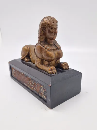 Ægyptisk Sphinx figur fra Frimurer logen i Odense