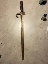 Original fransk bajonet model 1892