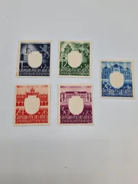 Samling originale tyske ww2 frimærker