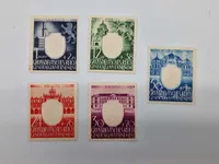 Samling originale tyske ww2 frimærker