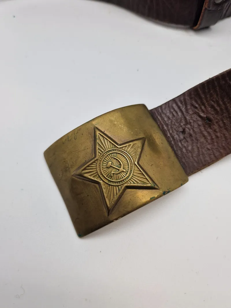 Originalt russisk bælte med spænde