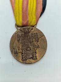 Sjælden original 1936 Italian Spanish Campaign Medal med tildelingsbevis