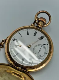 Lommeur - Frimurer logen - Dateret 1905, uret går på auktions tidspunktet men der givet ingen garanti