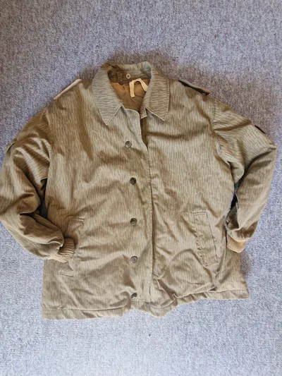 Original DDR uniforms jakke i strichtarn camouflage
