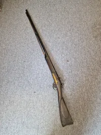 Original Dansk 1828 musket, senere brugt til jagt