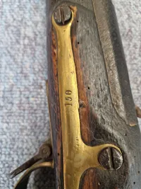 Original Dansk 1828 musket, senere brugt til jagt