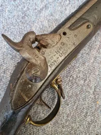 Original Dansk 1828 musket, senere brugt til jagt