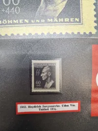 Originalt Reinhard Heydrich mindesmærke (Waffen SS) mm