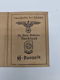 SS personale kort - Postwar