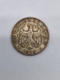 Original 2 Reichmark fra 1926