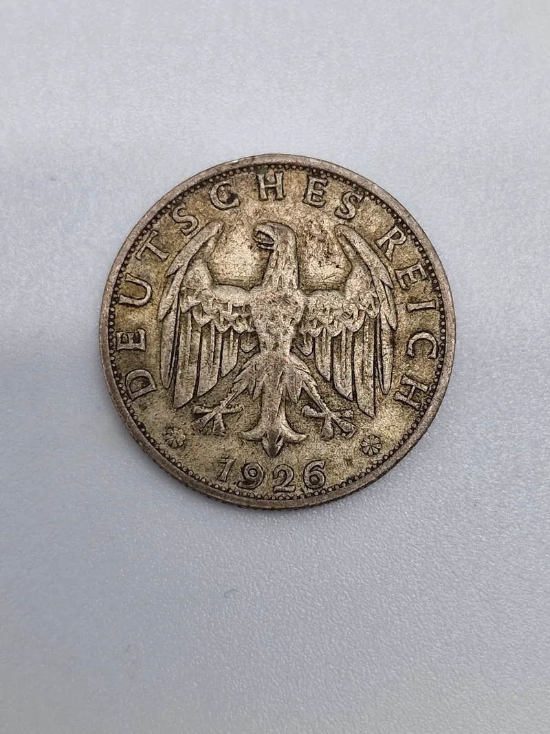 Original 2 Reichmark fra 1926