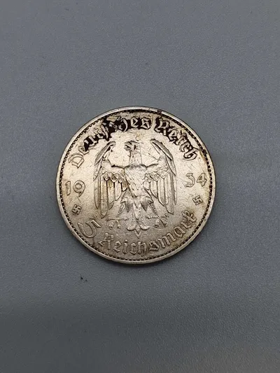Original 5 Reichmark fra 1934