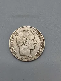 Original dansk 2 krone 1876