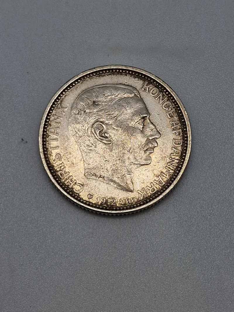 Original dansk erindringsmønt fra 1912