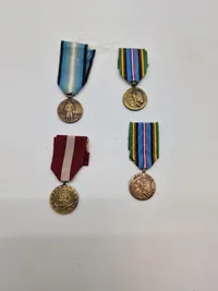 Originale amerikanske miniature medaljer
