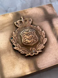 Originalt cigaret etui med M/23  mærke - en rigtig officers gave