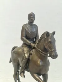 Original figur af Kong Christian X til hest