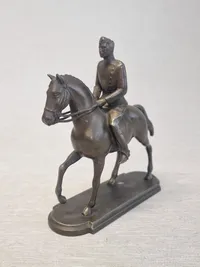 Original figur af Kong Christian X til hest