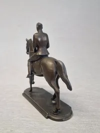 Original figur af Kong Christian X til hest