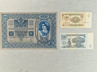 Lot originale pengesedler