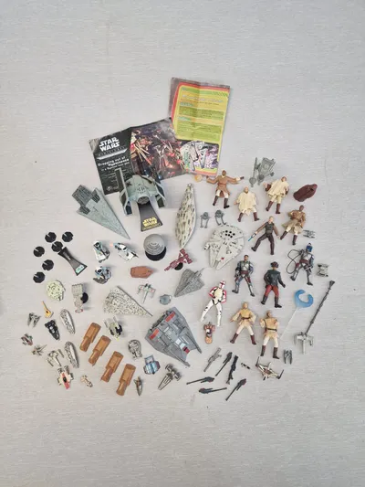 Samling Star Wars figurerer mm.