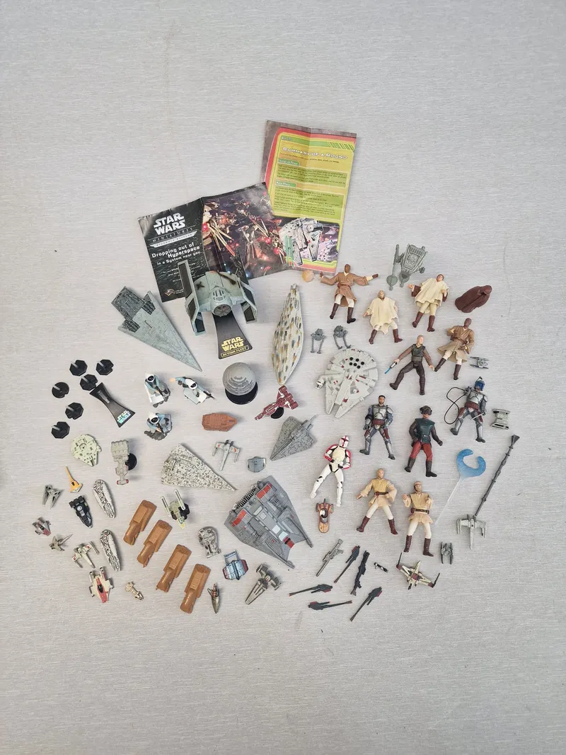 Samling Star Wars figurerer mm.
