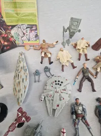 Samling Star Wars figurerer mm.