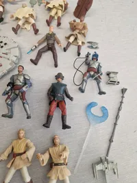 Samling Star Wars figurerer mm.