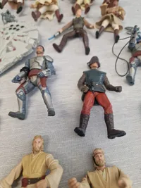 Samling Star Wars figurerer mm.