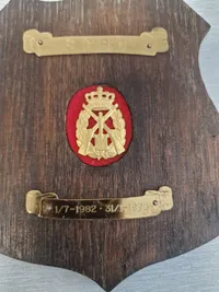 Diverse militære vægskjold
