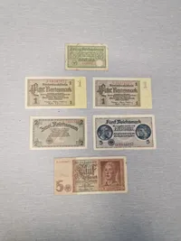 Originale tyske pengesedler fra 1920’erne