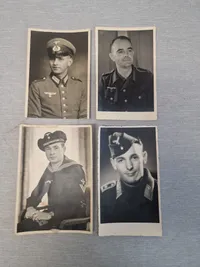 Originale tyske postkort fotos (4stk)