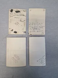 Originale tyske postkort fotos (4stk)