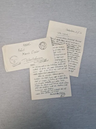 Originalt tysk SS feldpost brev