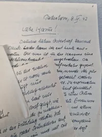 Originalt tysk SS feldpost brev