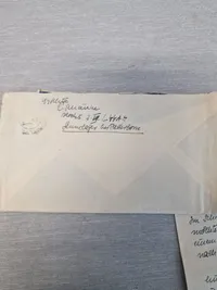 Originalt tysk SS feldpost brev